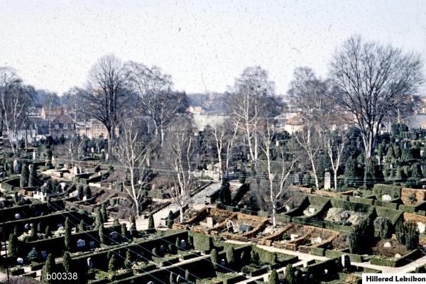 Oversigtsfoto af Hillerød Kirkegård