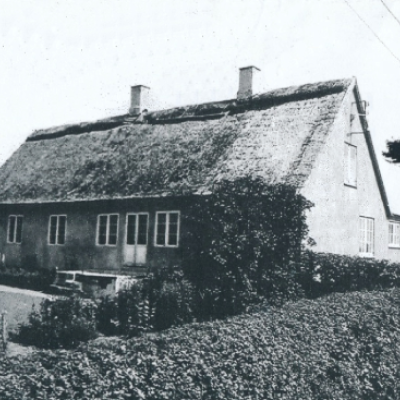 Hammersholt Gl. Skole (Byvej 23) 1906 (Fotograf: Ukendt. BLF)