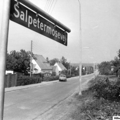 Salpetermosevej 1977. (Fotograf: Anne Sophie Rubæk Hansen. Lokalhistorisk Arkiv, Hillerød Bibliotek)