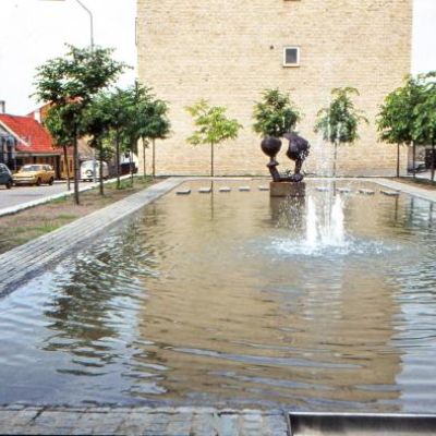 Morten Nielsens skulptur, Dialog. (Foto: Ukendt)