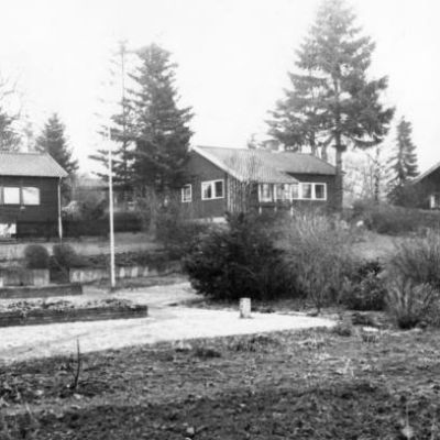 Finnhusene, Rytterstien. (Foto: 1988 Lokalhistorisk arkiv Hillerød Bibliotek)