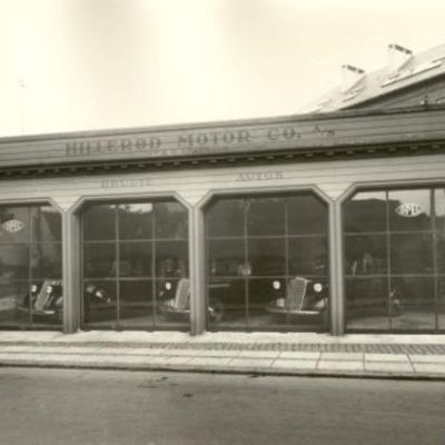 Hillerød Motor Co. (Foto: Lokalhistorisk Arkiv Hillerød Bibliotek)