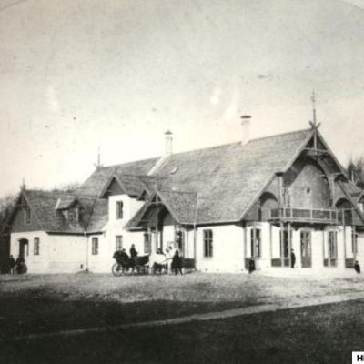 Strødam 1875. (Foto: Carl Rathsach. Lokalhistorisk Arkiv Hillerød Bibliotek).