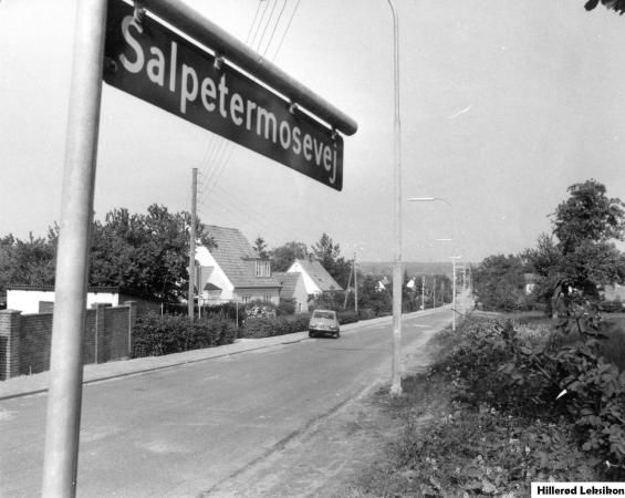 Salpetermosevej 1977. (Fotograf: Anne Sophie Rubæk Hansen. Lokalhistorisk Arkiv, Hillerød Bibliotek)