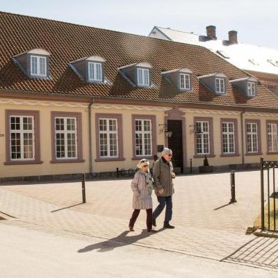 Katolsk Kirkecenter, Sankt Vilhelms Kirke i Møllestræde. Foto: Henrik Bachmann, april 2018. Lokalhistorisk Arkiv, Hillerød Bibliotek.