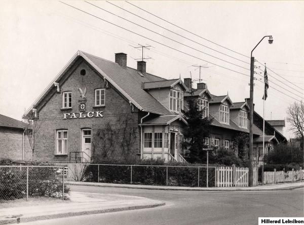 Falckstationen på hjørnet af Langesvej og Margrethevej, 1960-1970, foto: Anne Sophie Rubæk Hansen, Lokalhistorisk Arkiv, Hillerød Bibliotek