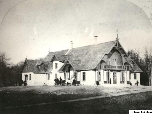 Strødam 1875. (Foto: Carl Rathsach. Lokalhistorisk Arkiv Hillerød Bibliotek).
