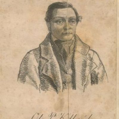 Ole Kollerød, tegnet i 1837 af P. Gemzøe. Historisk Arkiv for Rudersdal Kommune.